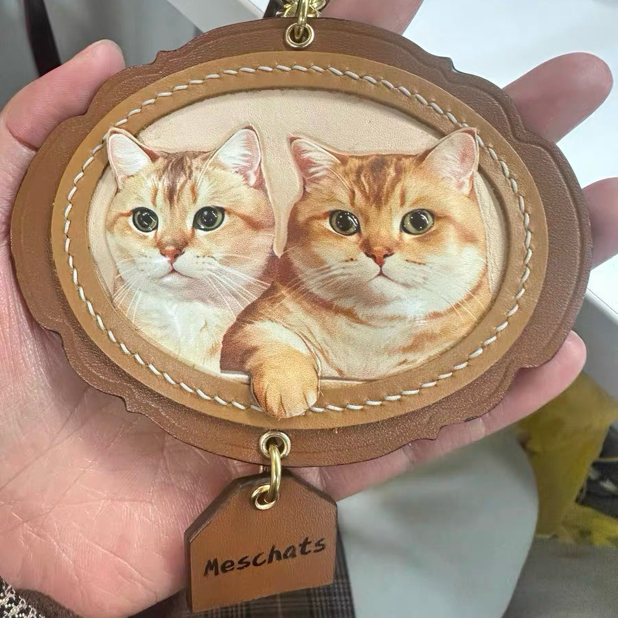 Custom Digital-Leather Pet Charm