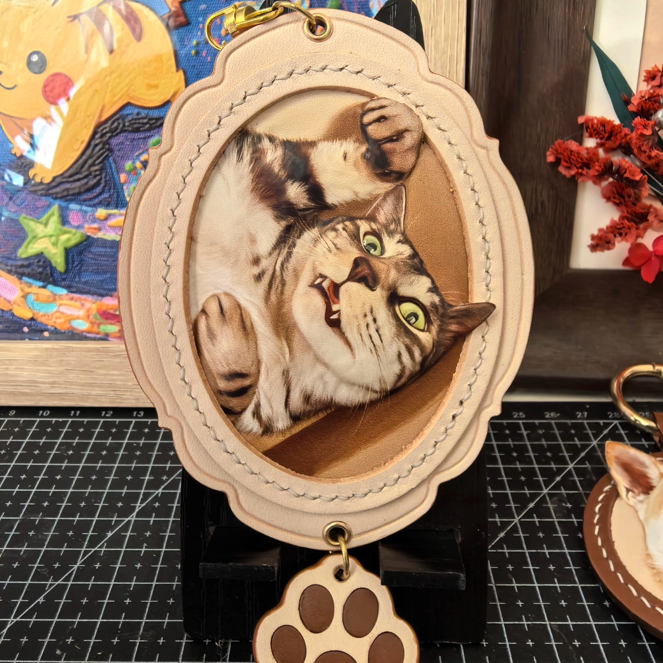 Custom Digital-Leather Pet Charm