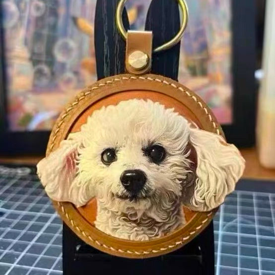 Custom Digital-Leather Pet Charm