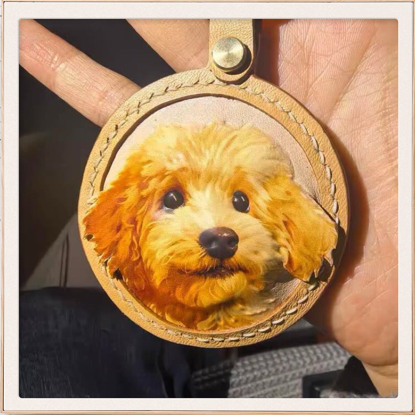 Custom Digital-Leather Pet Charm